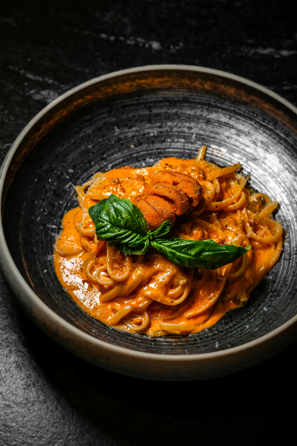 Morita UNIGORO  Lunch Pasta Set : Uni Cream Sauce