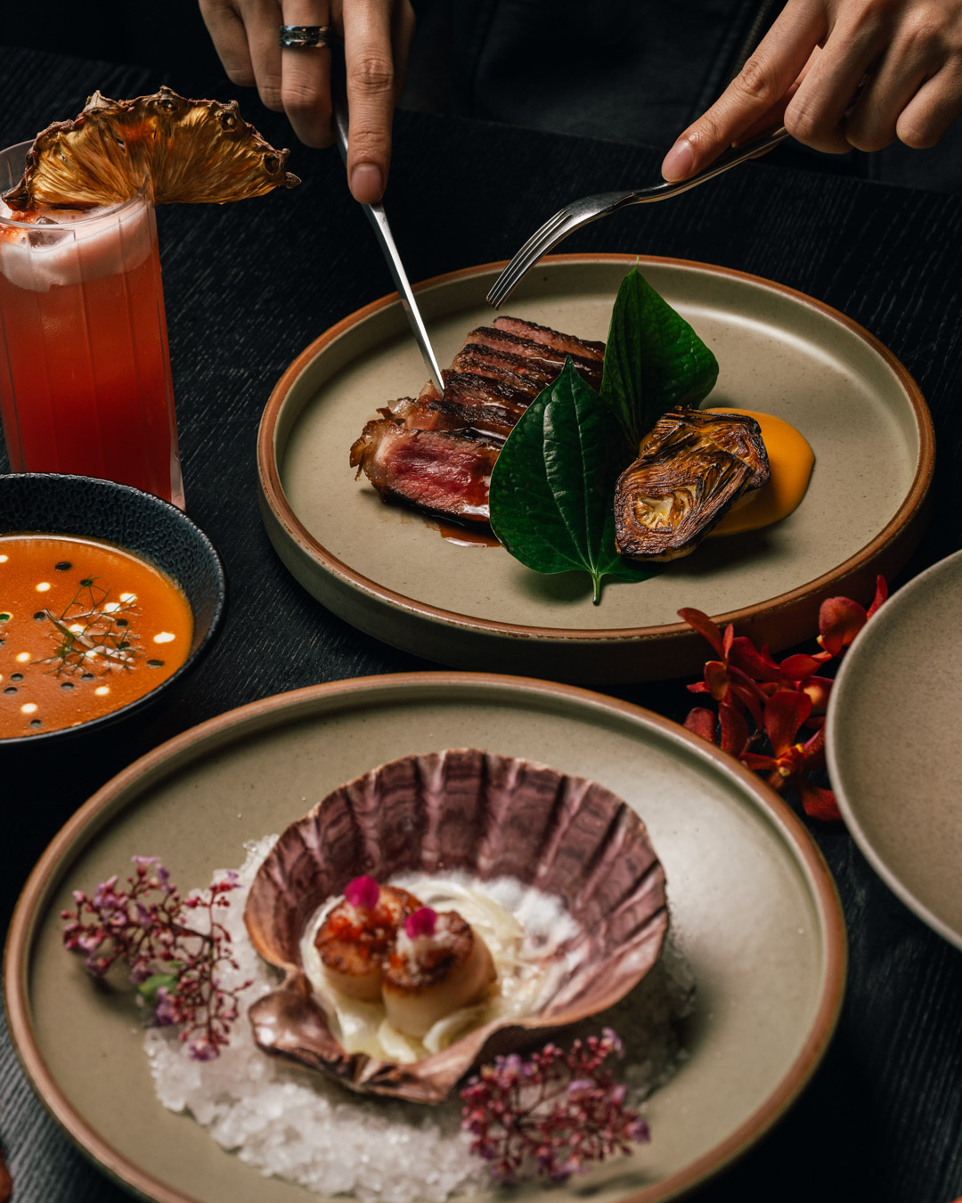 Kaarla Wood-Fire Grill & Bar Sip & Dine Set for 2 People (Dinner)