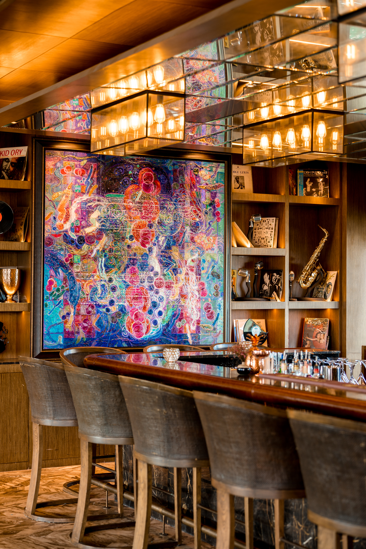 Spectrum Rooftop at Hyatt Regency Bangkok Sukhumvit Galactic Wonder: 6-Course New Year Eve Set Dinner with Free Flow Wine (Indoor Seating) 