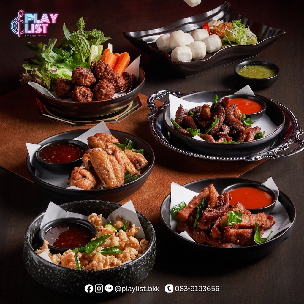 Playlist Bar & Restaurant The Crystal Sharing Set for 2 People