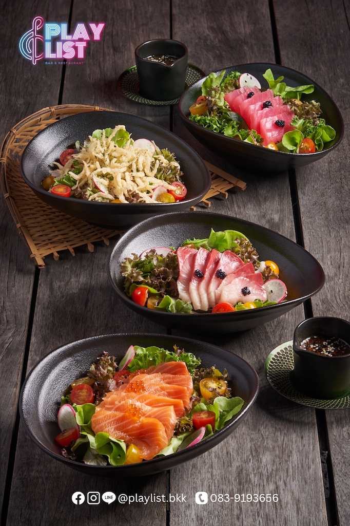 Playlist Bar & Restaurant The Crystal Sharing Set for 3 People