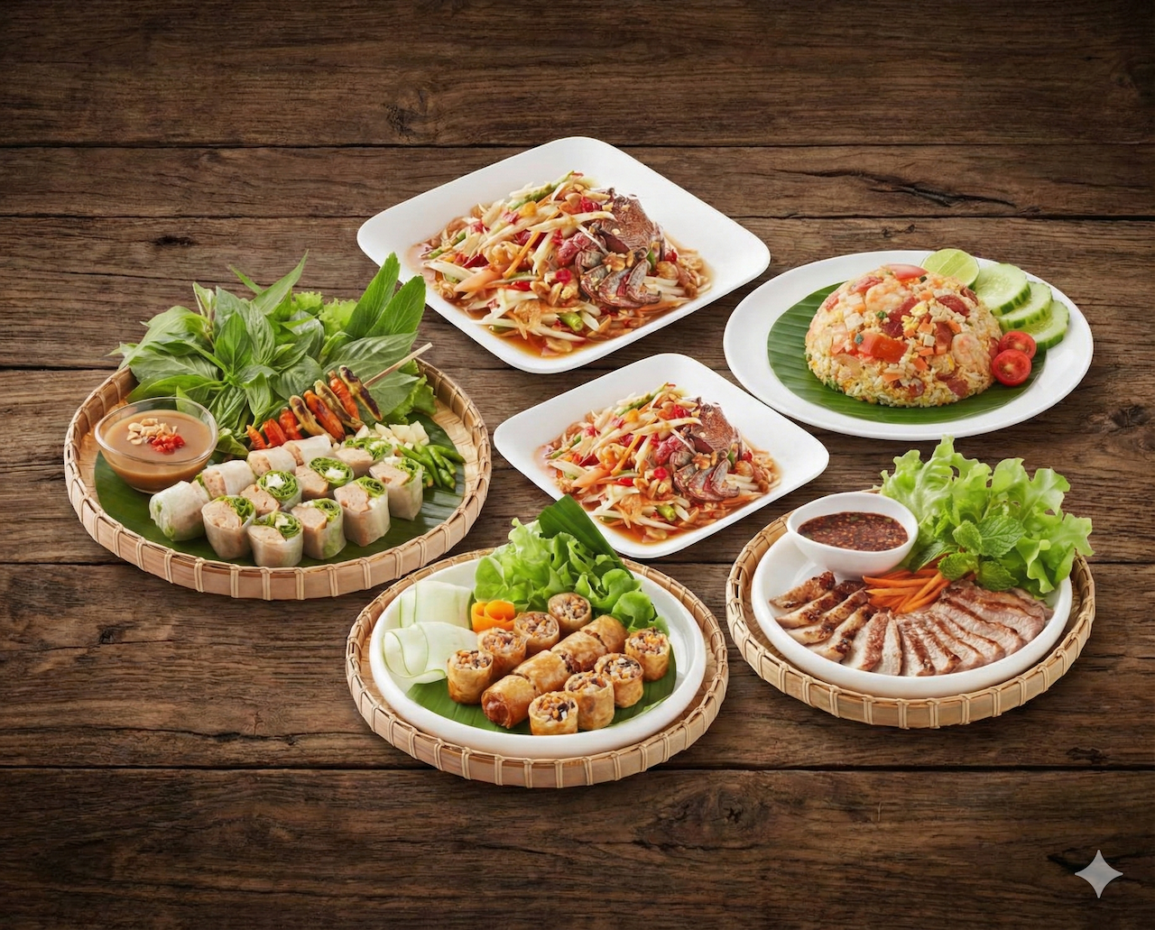 Krua Muang Ve Lao Yuan at Robinson Lifestyle Srisamarn Sharing Set for 4 People