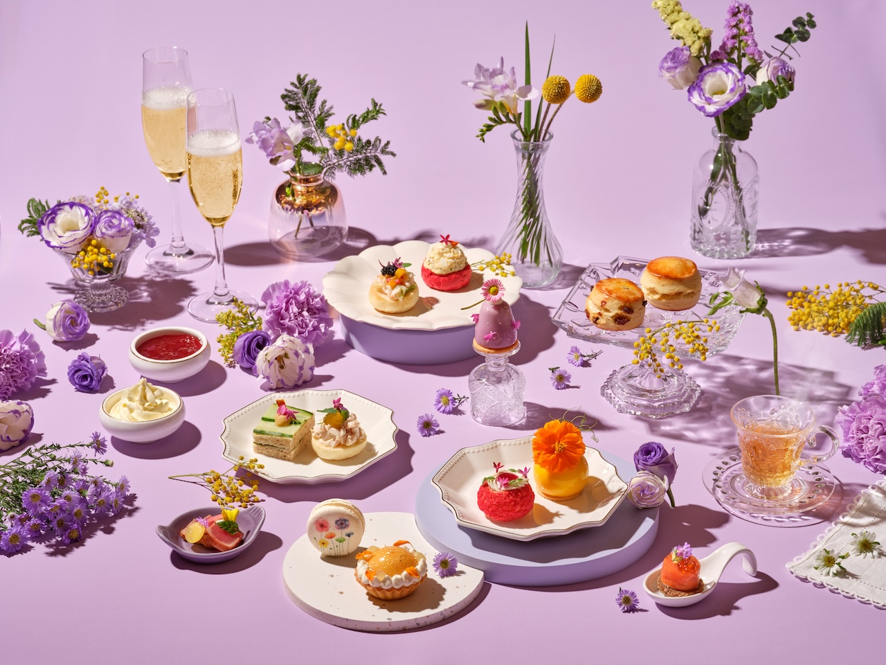 The Landing Point At The Fullerton Bay Hotel Singapore Spring Blossoms Afternoon Tea