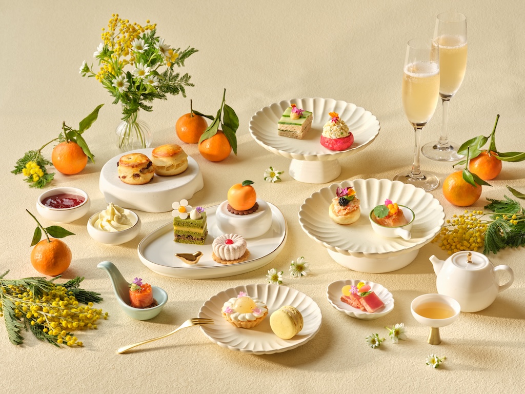 The Courtyard At The Fullerton Hotel Singapore Citrus Garden Afternoon Tea