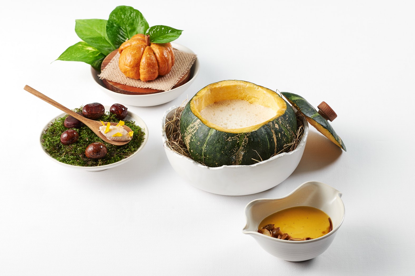 ซิกเนเจอร์ แบงคอก (มิชลินสตาร์ 1 ดาว) 5 Course Vegetarian Bouquet