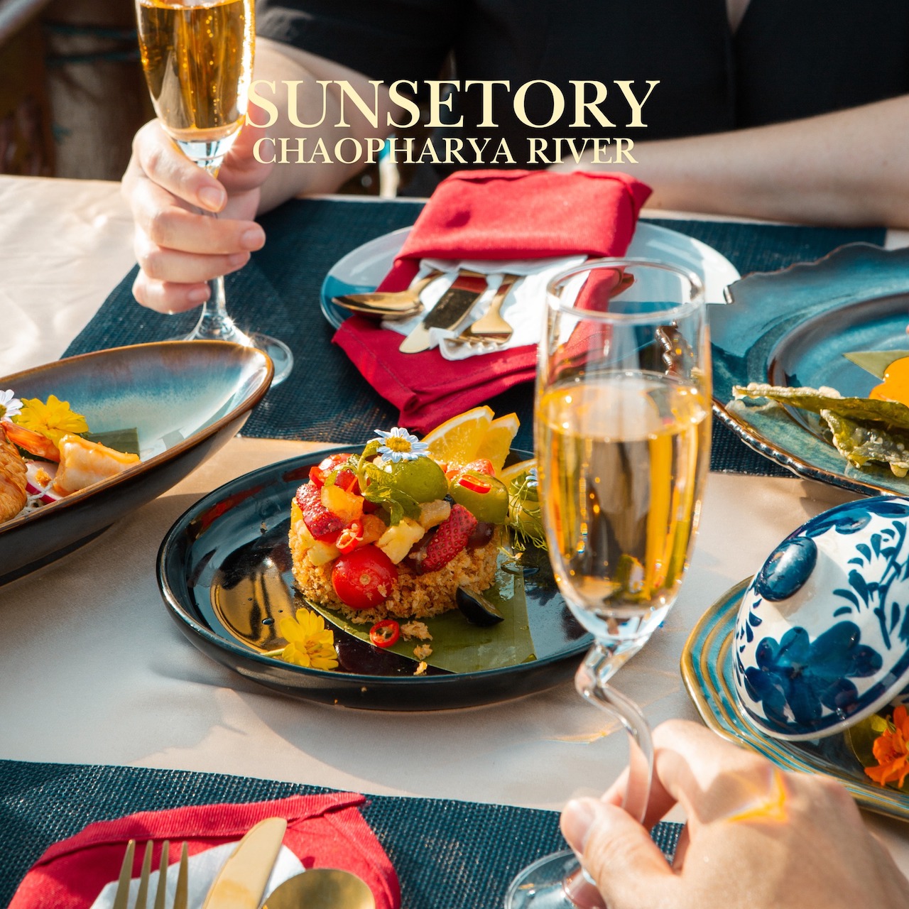 Sunsetory Chao Phraya River Individual l Thai Cuisine Dinner Set (3 Days In advanced)