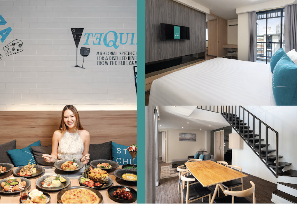Cross Vibe Bangkok Sukhumvit Staycation NEW Foodie Staycation 🍕🍖🥩🍝 - 3 Bedroom