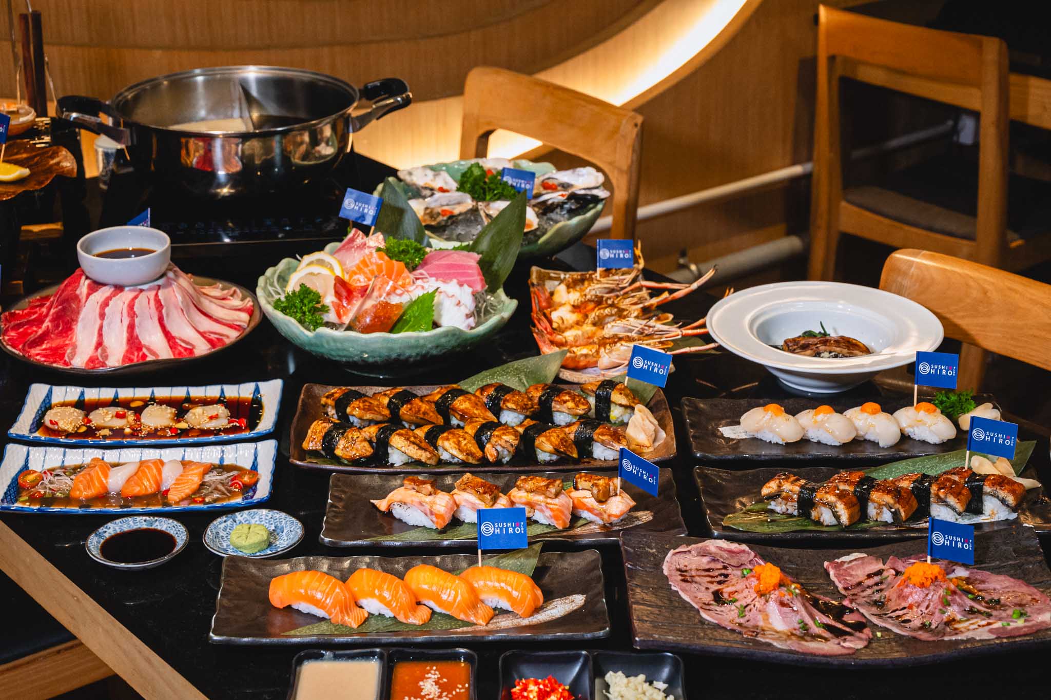 Sushi Hiro Shabu Buffet Rama 9 | Japanese Fusion Buffet | Bangkok ...