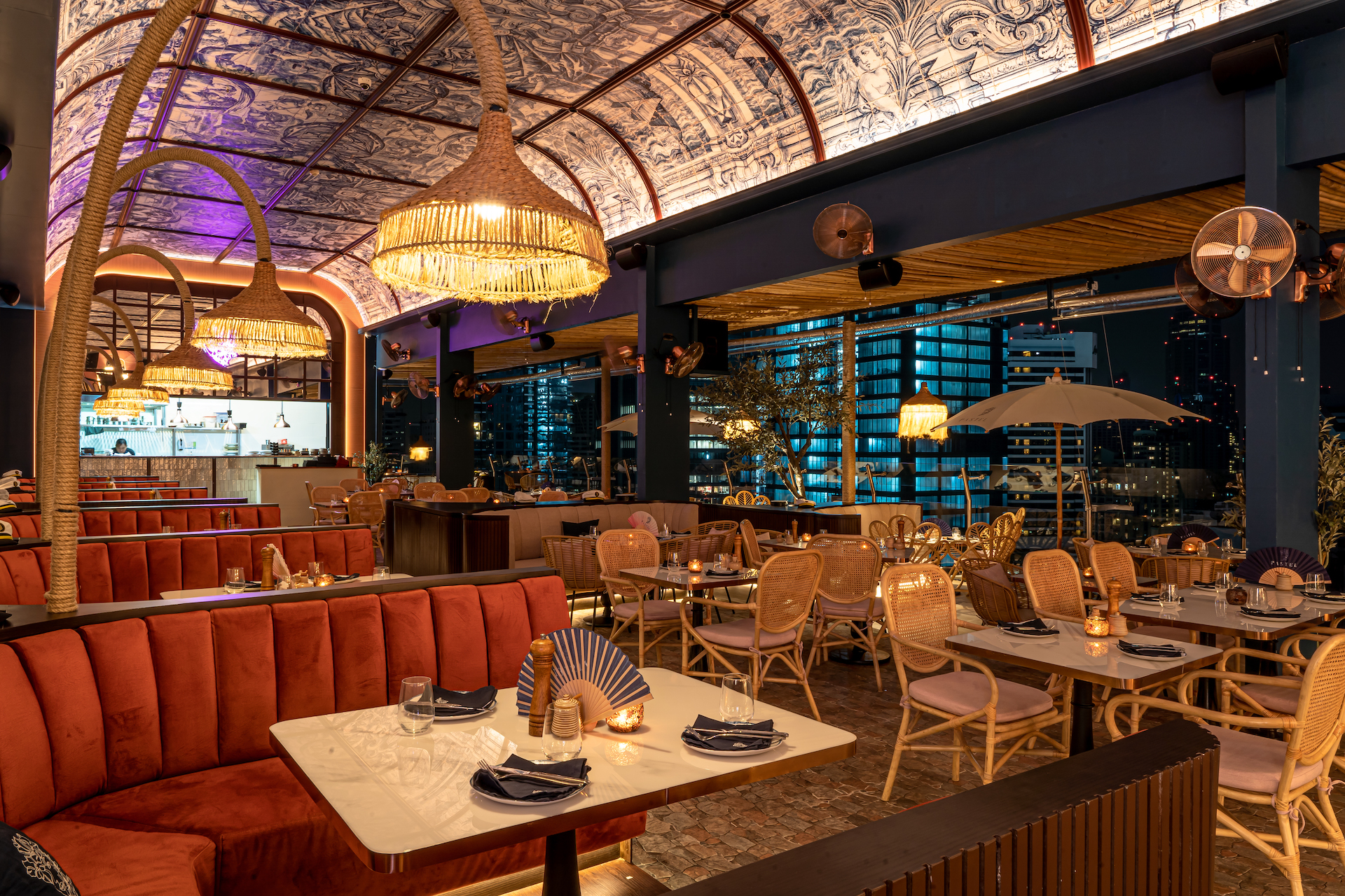 Pastel Rooftop Bar & Mediterranean Dining 