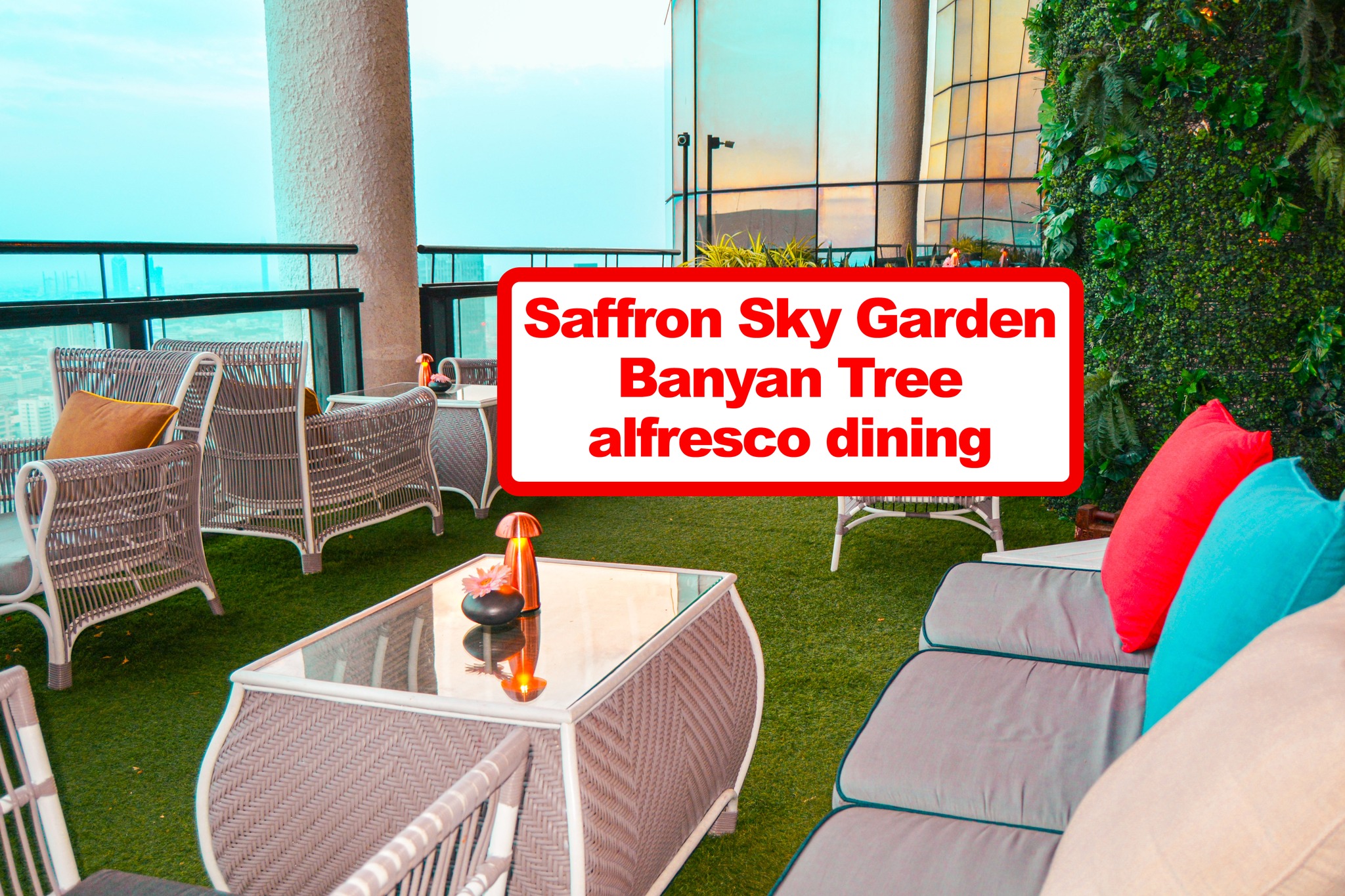 Saffron Sky Garden Rooftop Banyan Tree Bangkok 𝙀𝙡𝙚𝙫𝙖𝙩𝙚𝙙 𝙏𝙝𝙖𝙞 𝙁𝙖𝙫𝙤𝙧𝙞𝙩𝙚𝙨 𝙖𝙩 𝙩𝙝𝙚 52𝙣𝙙 𝙁𝙡𝙤𝙤𝙧 𝙎𝙖𝙛𝙛𝙧𝙤𝙣 𝙎𝙠𝙮 𝙂𝙖𝙧𝙙𝙚𝙣 𝙍𝙤𝙤𝙛𝙩𝙤𝙥 - 𝘽𝙖𝙣𝙮𝙖𝙣 𝙏𝙧𝙚𝙚 𝘽𝙖𝙣𝙜𝙠𝙤𝙠 