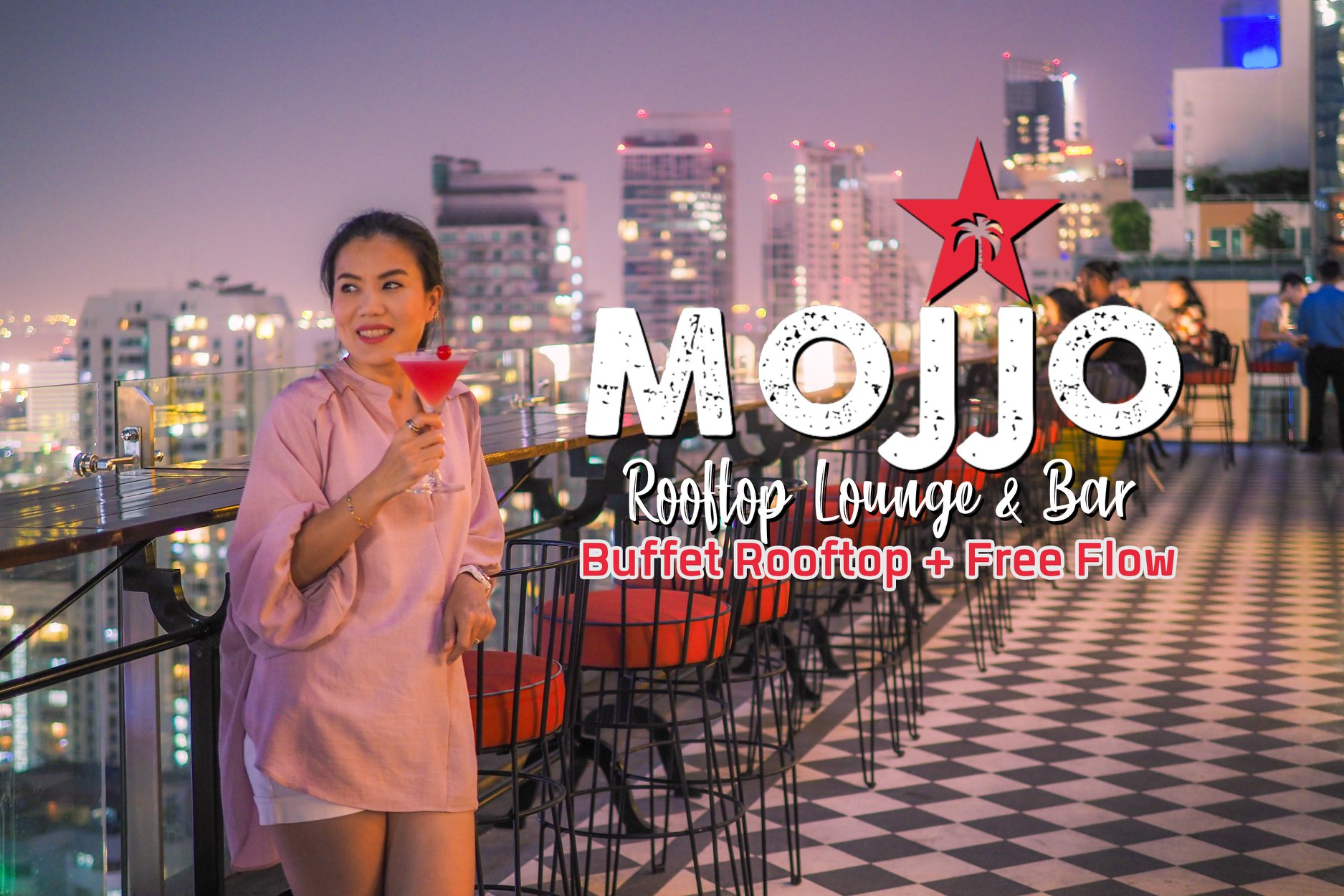 Mojjo Rooftop Lounge & Bar Skyview Hotel มาหาช่วงเวลาดีๆ บรรยากาศดีๆ วิวดีๆ กับคนรู้ใจบน Rooftop Bar ใจกลางเมืองกันดีกว่า #สายแฮงเอ้าท์ห้ามพลาด #mojjo